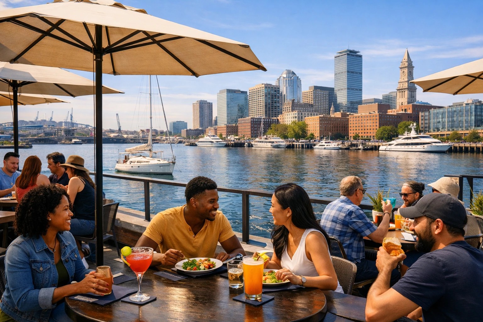 Top 10 Rooftop Bars & Waterfront Spots in Boston